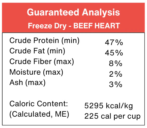 Freeze Dried - Beef Heart