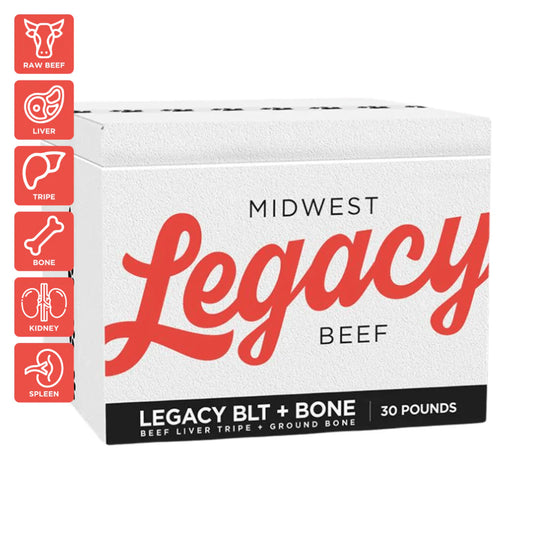 Legacy BLT (Beef, Liver & Tripe) + Ground Bone