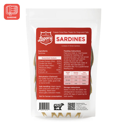 Freeze Dried - Whole Sardines
