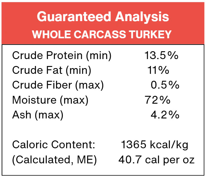 Legacy Whole Carcass Turkey